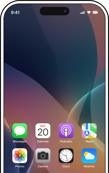 PairStreak photo widget shown on an iPhone home screen